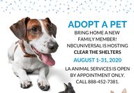 LA Animal Services and NBCUniversal Clear The Shelters