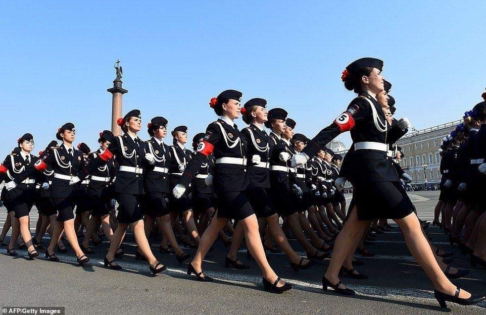 Russian Women's Army Uniforms Look Remarkably Like SS Uniforms During